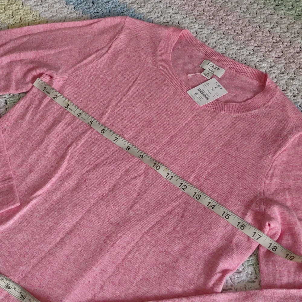 J. Crew Factory Size Small Pink Teddie Sweater - Picture 8 of 9